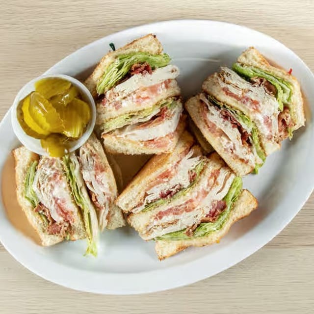 Turkey Club Sandwich.
