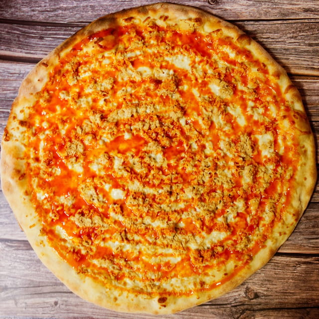 Buffalo Chicken Pizza.
